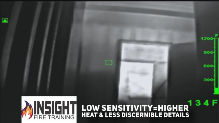 low sensitivity means higher heat and less discernible details